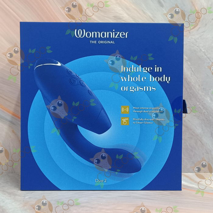 Womanizer Duo 2 Pleasure Air Clitoral Stimulator and G-spot Vibrator