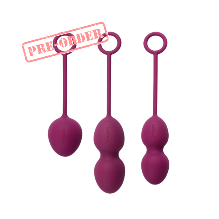 Svakom Nova Silicone Exercise Balls - Violet