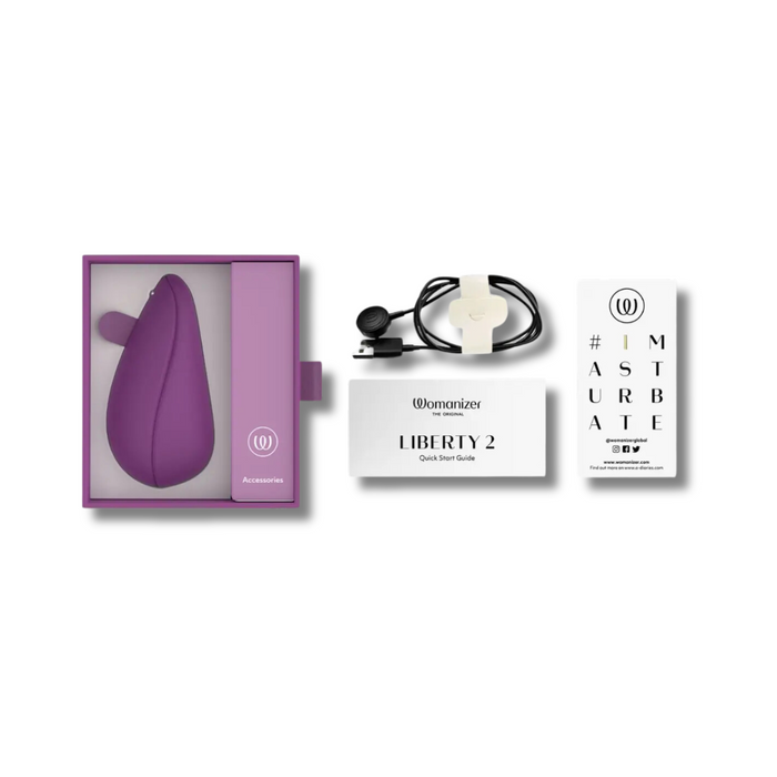 Womanizer Liberty 2 Rechargeable Clitoral Stimulator - Purple