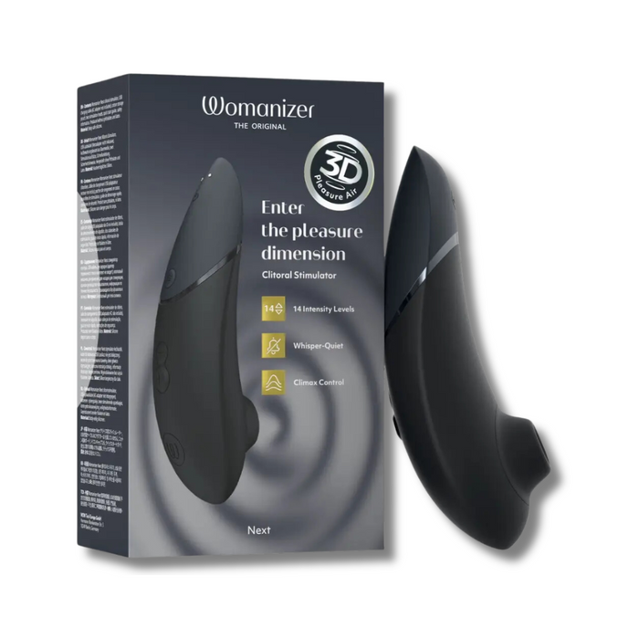 Womanizer Next Clitoral Stimulator With 3D Pleasure Air Technology - Black