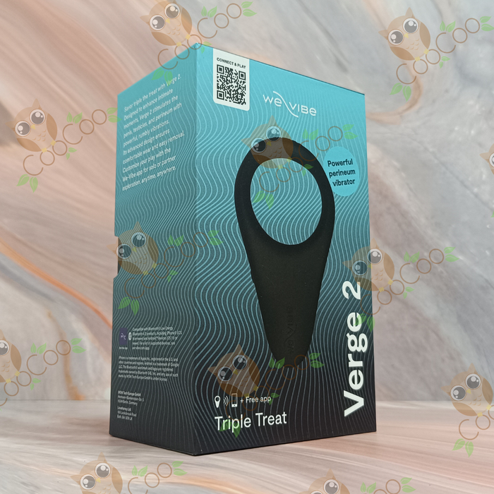 We Vibe Verge 2 Rechargeable App-Controlled Triple Stimulation Cock Ring