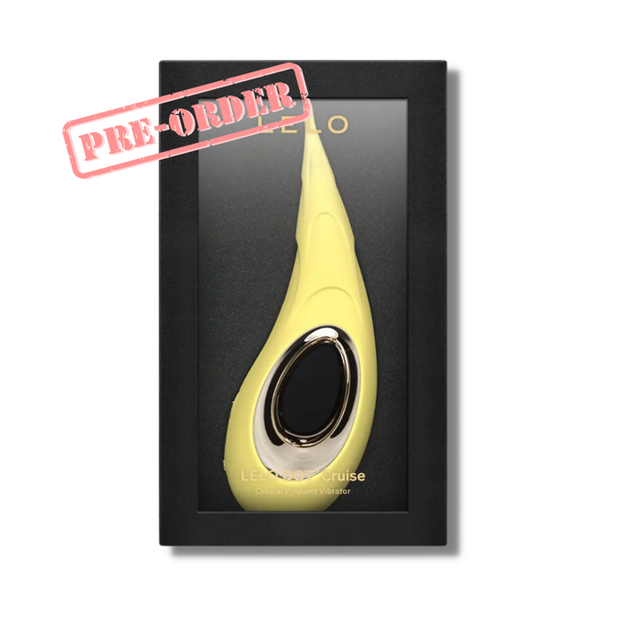 Lelo Dot Cruise Rechargeable Clitoral Pinpoint Vibrator - Lemon Sorbet