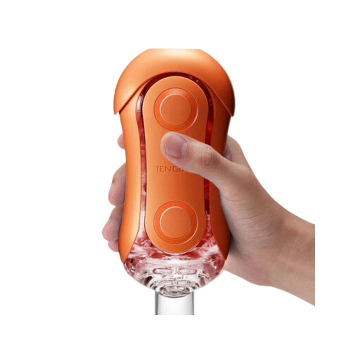 Tenga Flip Orb Male Masturbator - Sunset Orange