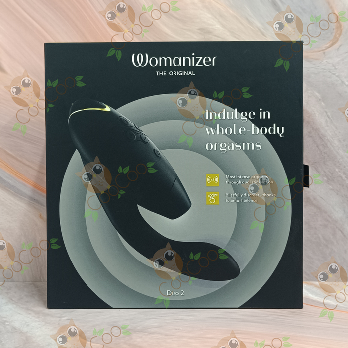 Womanizer Duo 2 Pleasure Air Clitoral Stimulator and G-spot Vibrator