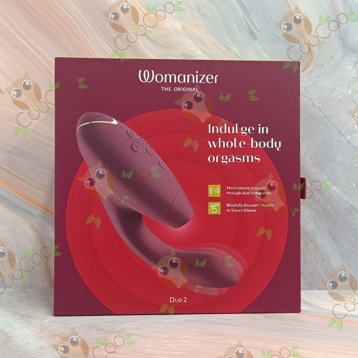 Womanizer Duo 2 Pleasure Air Clitoral Stimulator and G-spot Vibrator