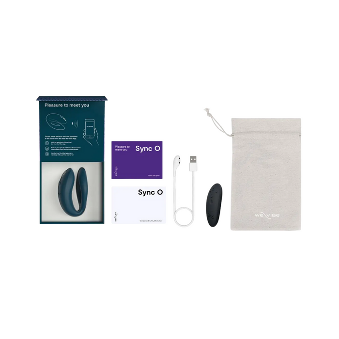 We Vibe Sync O Couple Vibrator - Green Velvet