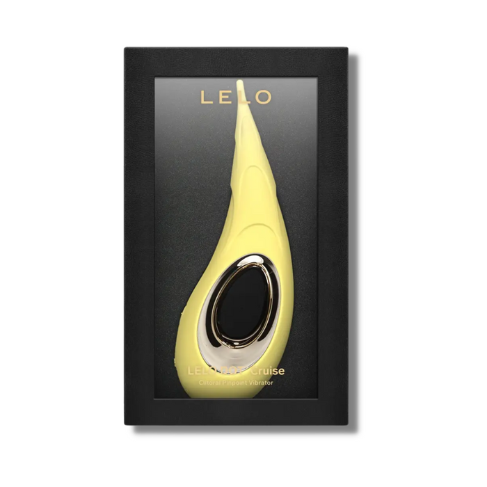 Lelo Dot Cruise Rechargeable Clitoral Pinpoint Vibrator - Lemon Sorbet