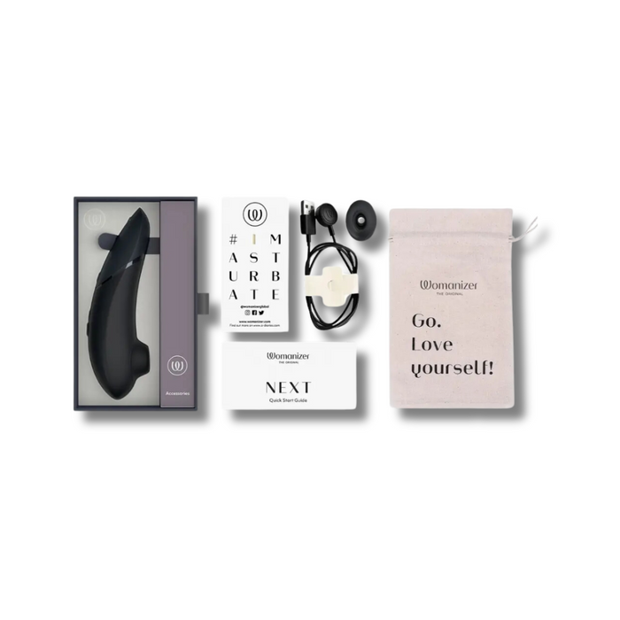 Womanizer Next Clitoral Stimulator With 3D Pleasure Air Technology - Black