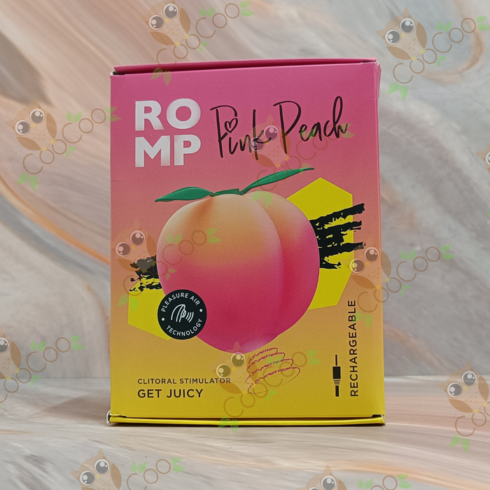 Romp Pink Peach Clitoral Stimulator Get Juicy