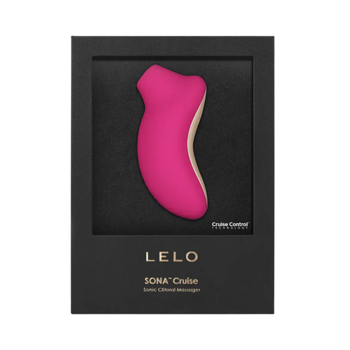 Lelo Sona Cruise Rechargeable Sonic Clitoral Massager - Cerise