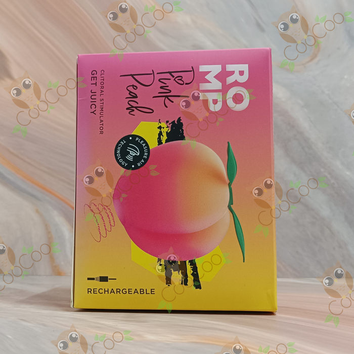 Romp Pink Peach Clitoral Stimulator Get Juicy
