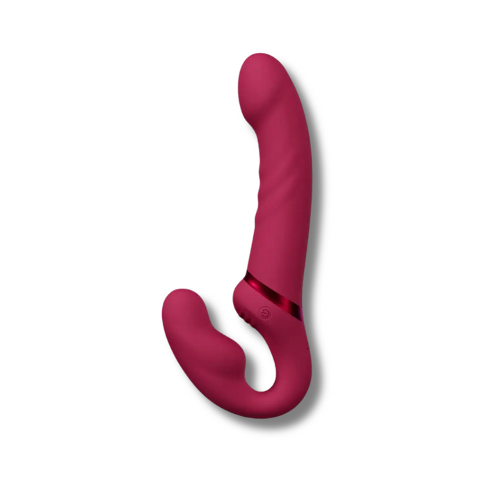 Lovense Lapis App Controlled 9 Inch Dual Ended Strapless Strap On Dildo