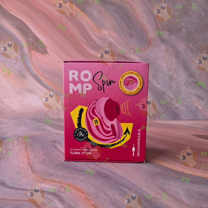Romp Spin Clit Air Pulse Stimulator Stylish and Discreet for Travel