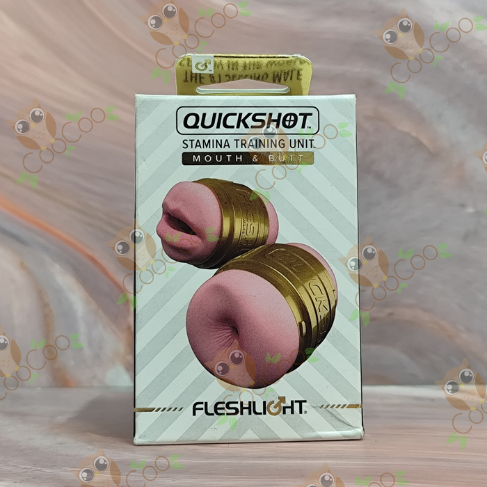 Fleshlight Quickshot Stamina Training Unit Mouth & Butt Masturbator