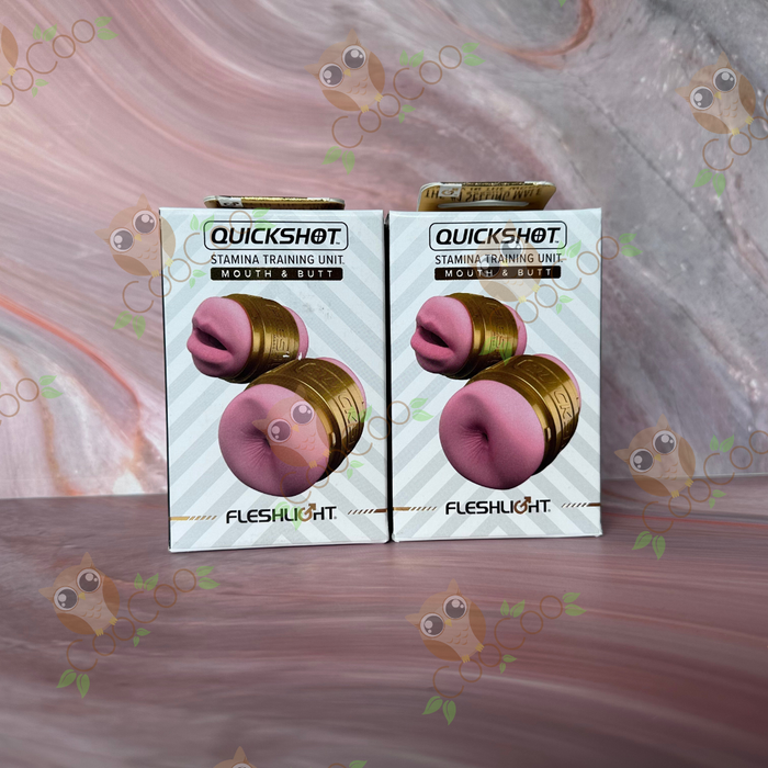 Fleshlight Quickshot Stamina Training Unit Mouth & Butt Masturbator