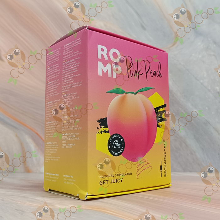 Romp Pink Peach Clitoral Stimulator Get Juicy