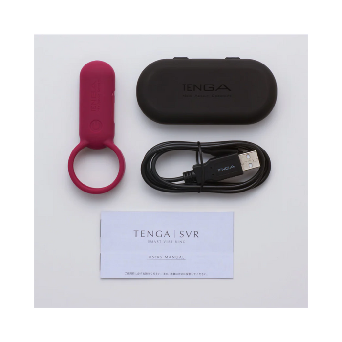Tenga Svr Smart Vibe Ring Plus - Carmine