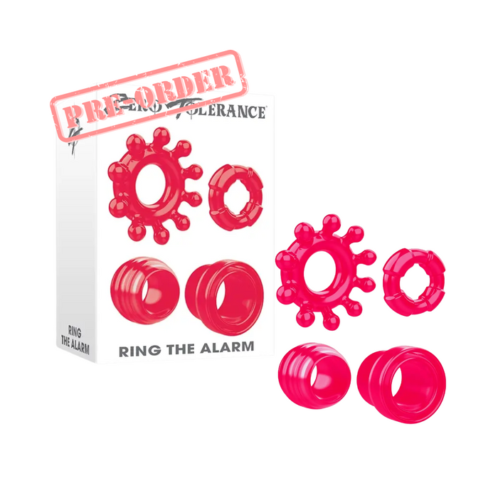 Zero Tolerance Ring The Alarm Cock Ring (Set Of 4)
