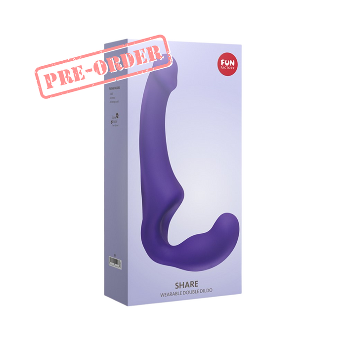 Fun Factory Share Double Dildo Strapless - Purple