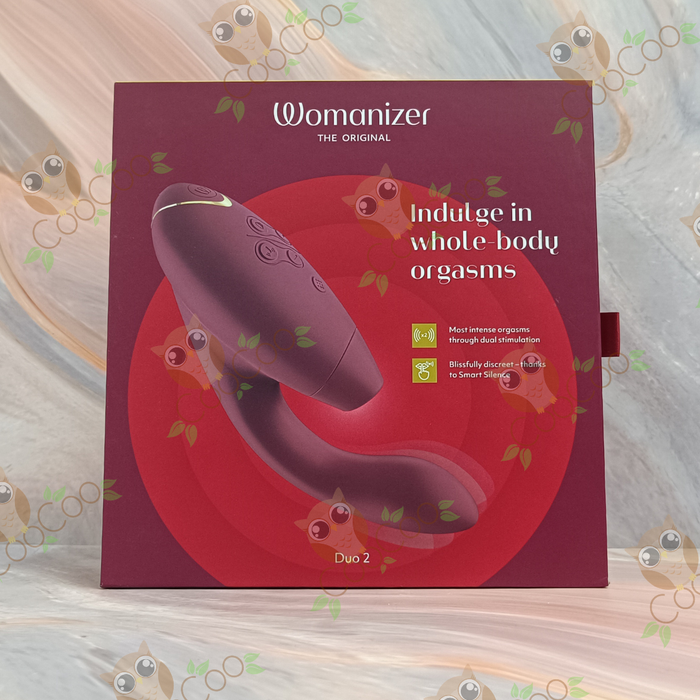 Womanizer Duo 2 Pleasure Air Clitoral Stimulator and G-spot Vibrator