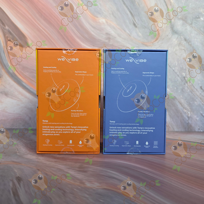We Vibe Temp Ergonomic Lay On Vibra Heating and Cooling Technology