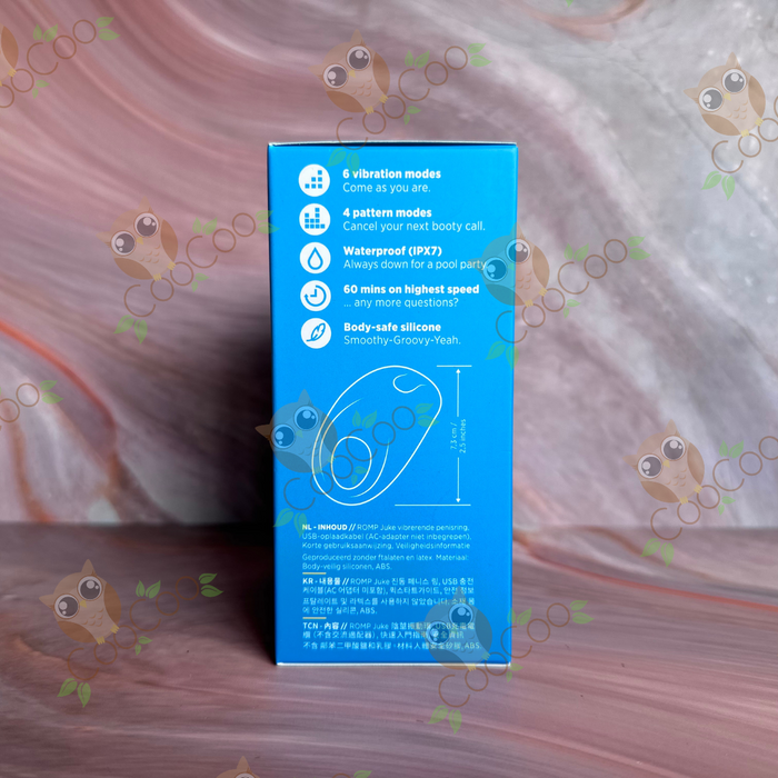 Romp Juke Rechargeable Silicone Vibrating Cock Ring