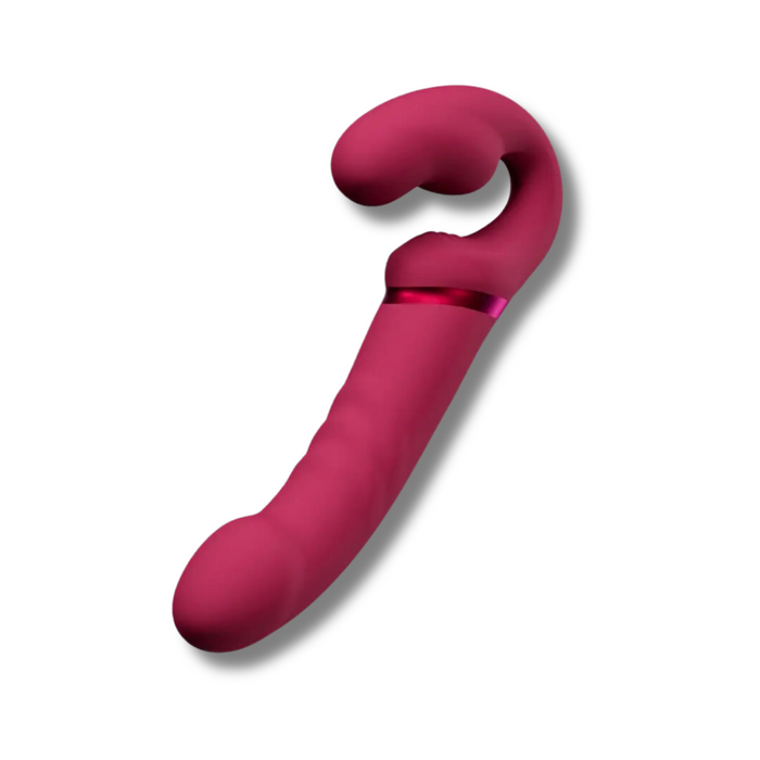 Lovense Lapis App Controlled 9 Inch Dual Ended Strapless Strap On Dildo