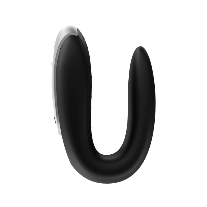 Satisfyer Double Fun App-Controlled Couple's Vibrator with Remote Control - Black