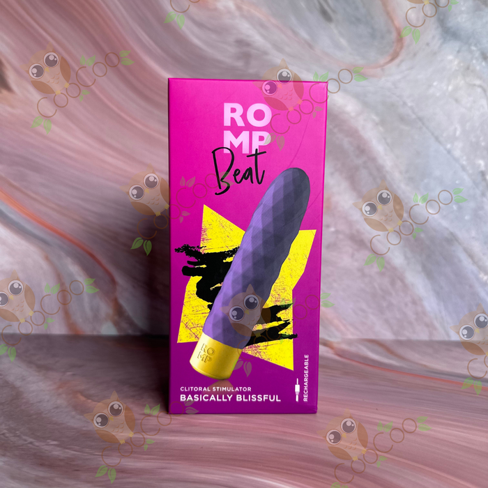 Romp Beat Rechargeable Silicone Ribbed Classic Vibrator