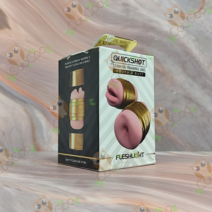 Fleshlight Quickshot Stamina Training Unit Mouth & Butt Masturbator