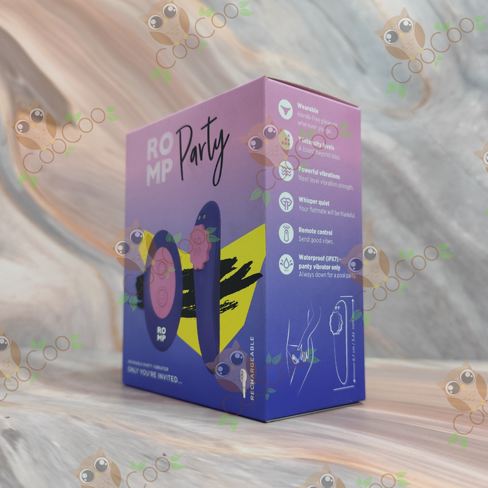 Romp Party Remote Controlled Wearable Panty Vibrator
