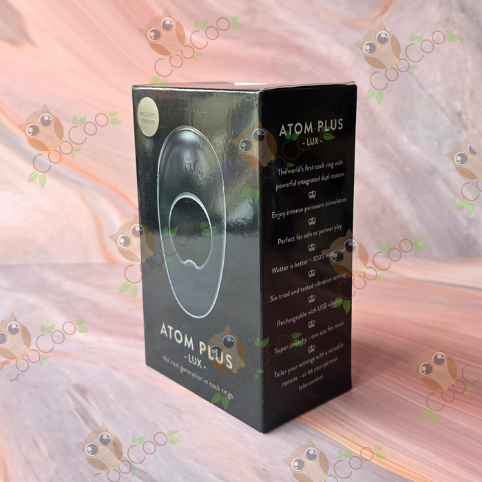 Hot Octopuss Atom Plus Lux Remote Controlled Vibrating Cock Ring - Atom Plus Lux