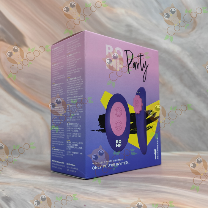 Romp Party Remote Controlled Wearable Panty Vibrator