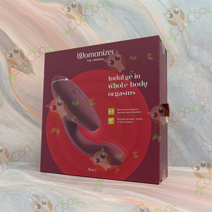 Womanizer Duo 2 Pleasure Air Clitoral Stimulator and G-spot Vibrator