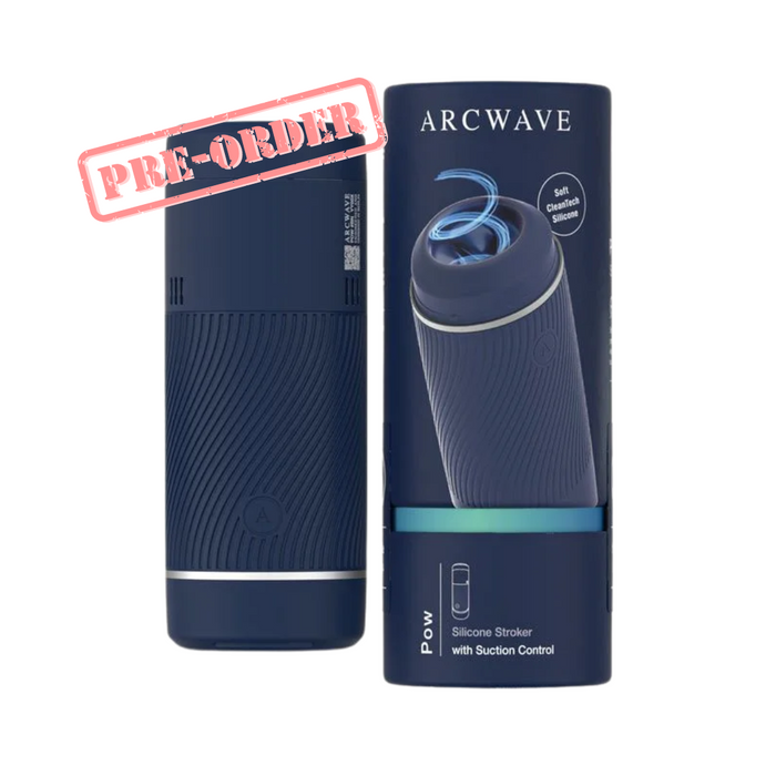 Arcwave - Pow Manual Stroker CleanTech SIlicone Male Masturbator - Blue