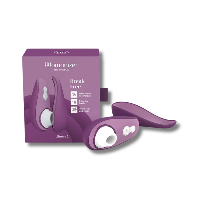 Womanizer Liberty 2 Rechargeable Clitoral Stimulator - Purple