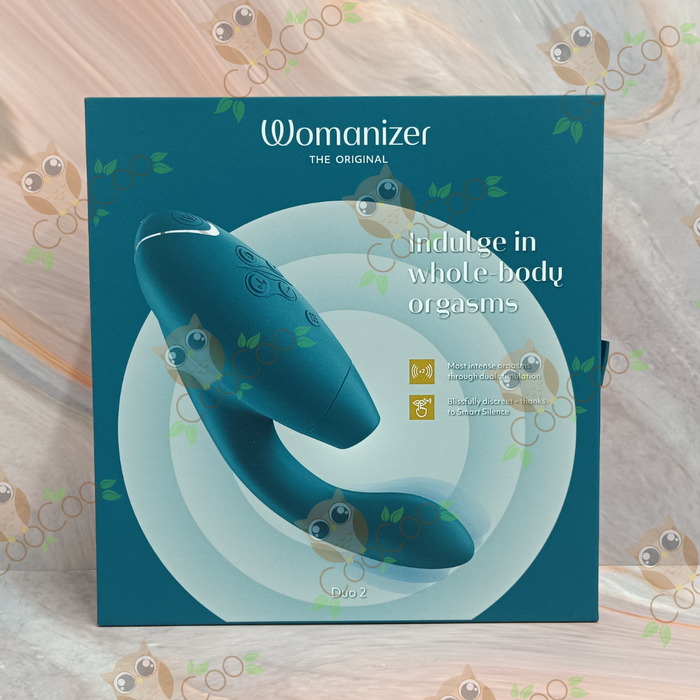Womanizer Duo 2 Pleasure Air Clitoral Stimulator and G-spot Vibrator