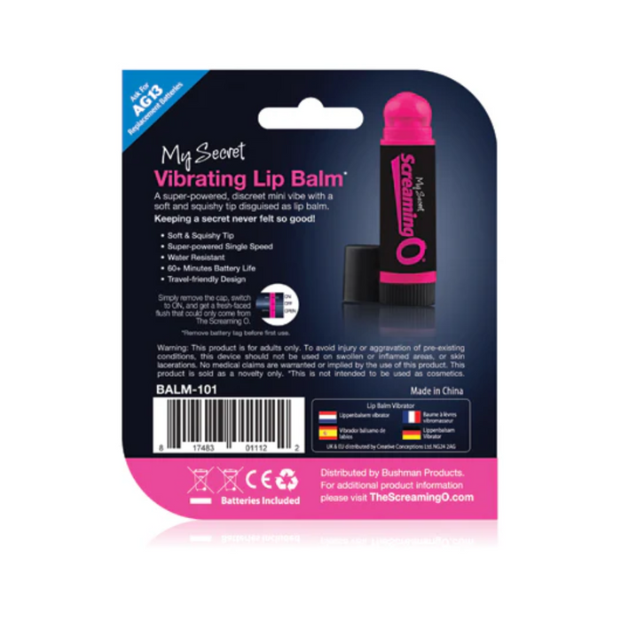 My Secret Screaming O - Lip Balm
