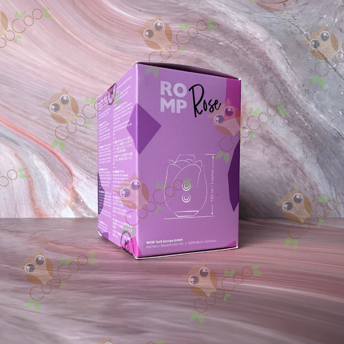 Romp Rose Rechargeable Clitoral Stimulator Fall in Lust