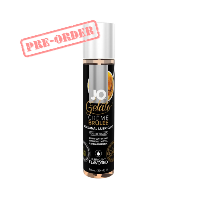 System Jo Gelato Edible Water Based Lubricant - Creme Brulee