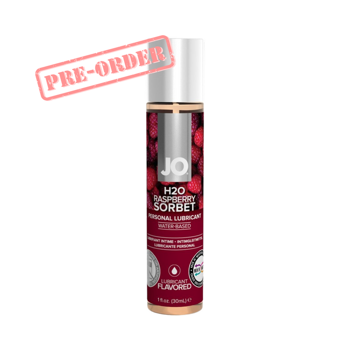 System Jo H2O Edible Water Base Lubricant - Raspberry Sorbet