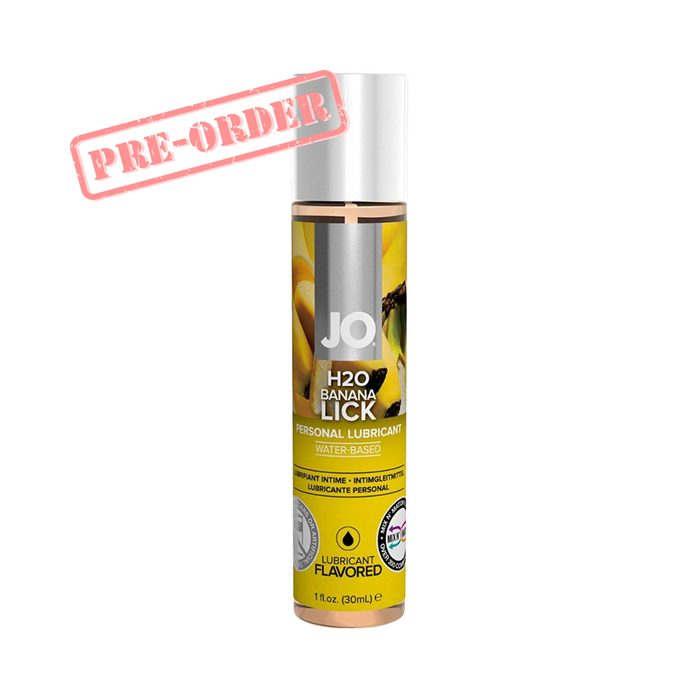 System Jo H2O Edible Water Base Lubricant - Banana Lick