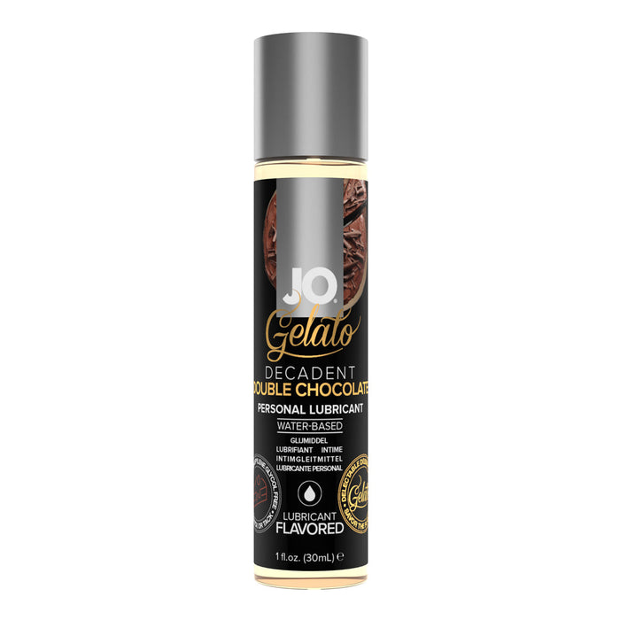 System Jo Gelato Edible Water Based Lubricant - Decadent Double Chocolate