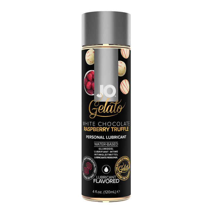System Jo Gelato Edible Water Based Lubricant - White Chocolate Raspberry Truffle