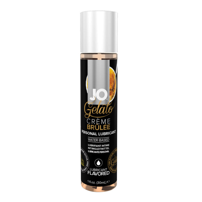 System Jo Gelato Edible Water Based Lubricant - Creme Brulee
