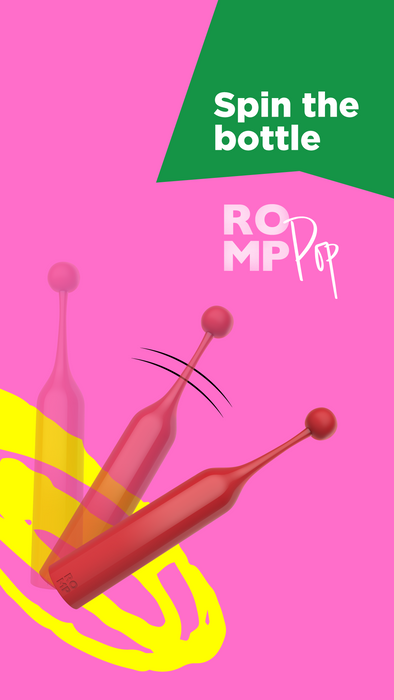 ROMP Pop Aim Silicone Clitoral Stimulator and Pinpoint Vibrator