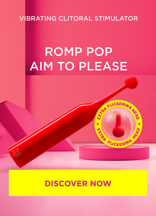 ROMP Pop Aim Silicone Clitoral Stimulator and Pinpoint Vibrator