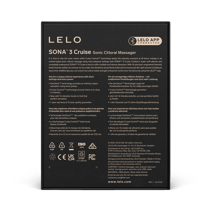 Lelo Sona 3 Cruise Sonic Clitoral Massager