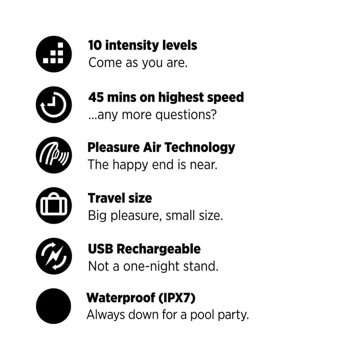 Romp - Free X Rechargeable Clitoral Suction Stimulator