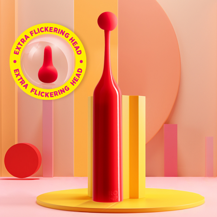 ROMP Pop Aim Silicone Clitoral Stimulator and Pinpoint Vibrator